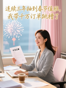 连续三年抽到春节值班，我带千万订单跳槽了
