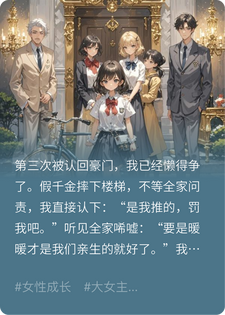 第三次被认回豪门，真千金摆烂了